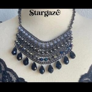 COPY - NWOT Premier Designs Jewelry STAR GAZE Hematite Plated Necklace New In Ba